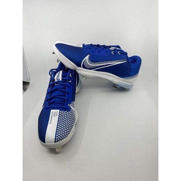 Nike Force Zoom Trout 7 Blue White Pro Baseball Cleats Size 13 CQ7224-402 - Picture 1 of 6
